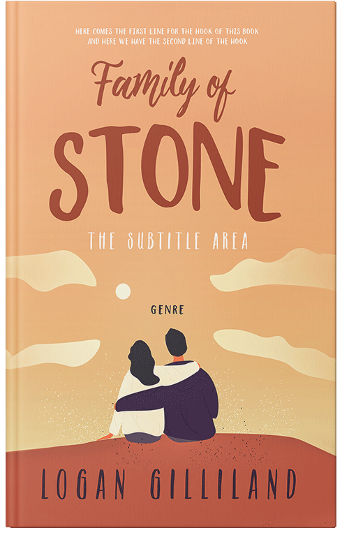 Front view of Premade Romance Book Cover - Tacao