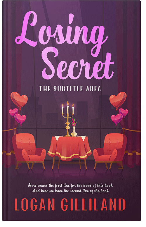 Front view of Premade Romance Book Cover - Finn