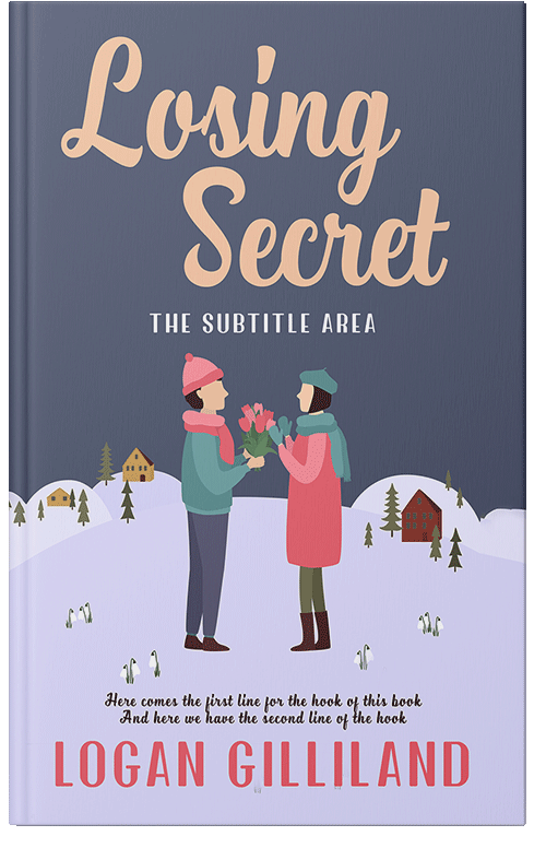 Front view of Premade Romance Book Cover - Melanie