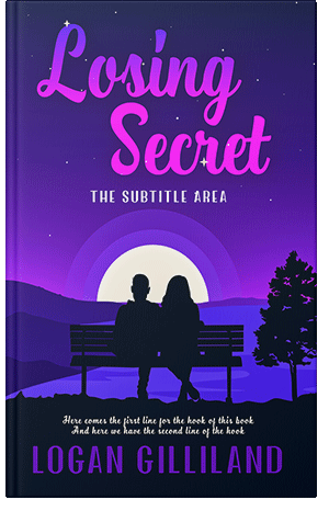 Premade Book Cover Violet