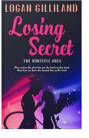 Pre Made Book Cover Deep Blush