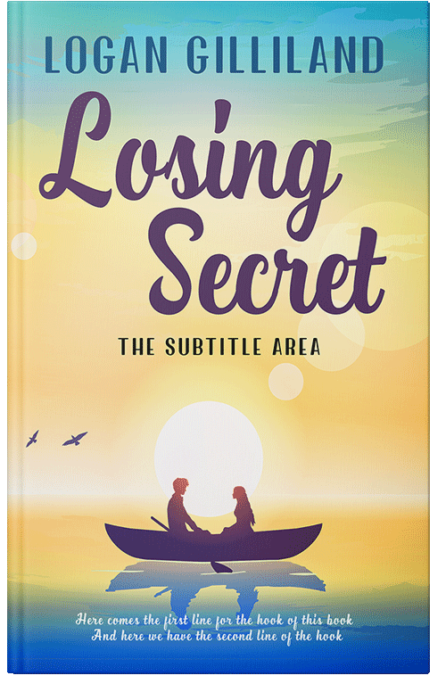 Front view of Premade Romance Book Cover - San Marino