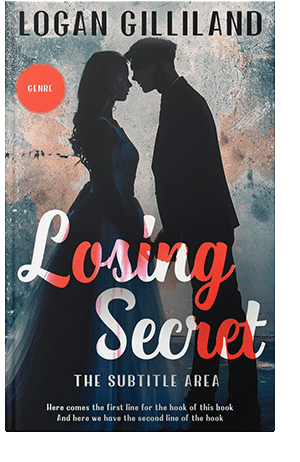 Pre Made Book Cover Ebony Clay