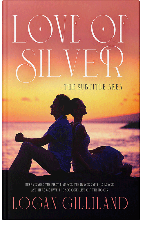 Front view of Premade Romance Book Cover - Ebony