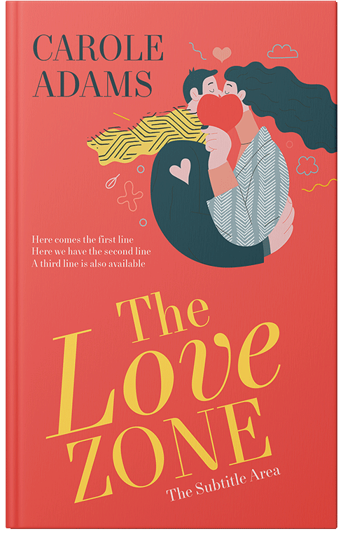 Front view of Premade Romance Book Cover - Carnation