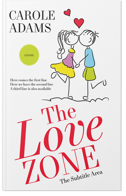 Front view of Premade Romance Book Cover - Bon Jour