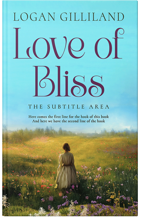 Front view of Premade Nature Book Cover - Malibu