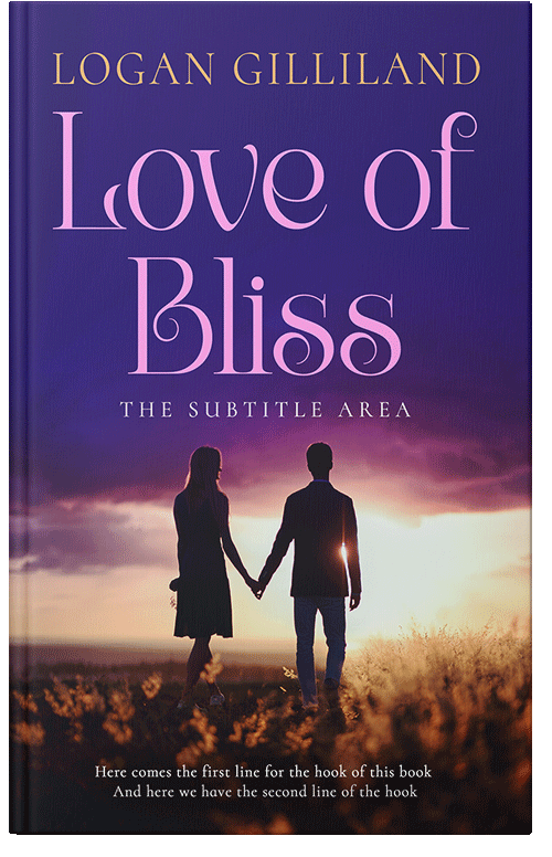 Front view of Premade Romance Book Cover - Blossom