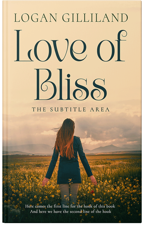 Front view of Premade Romance Book Cover - Green Kelp