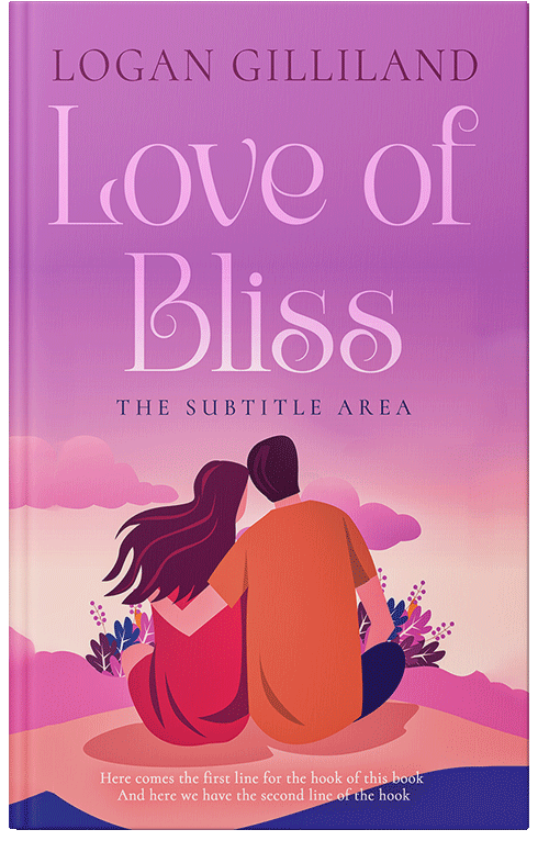 Front view of Premade Romance Book Cover - Hopbush