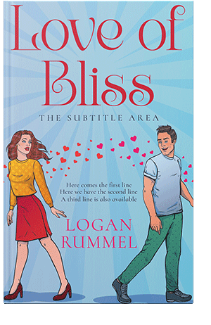 Pre Made Book Cover Regent St Blue