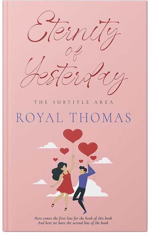 Front view of Premade Romance Book Cover - Mandys Pink