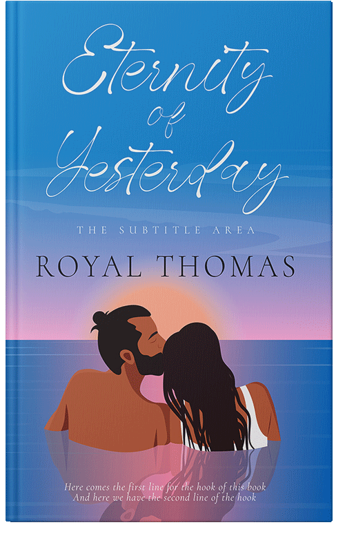 Front view of Premade Romance Book Cover - Boston Blue