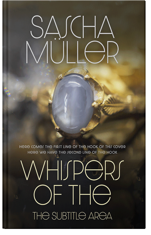 Front view of Premade Romance Book Cover - Zeus