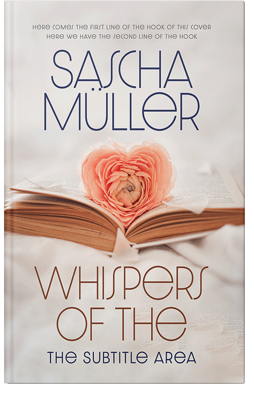 Front view of Premade Romance Book Cover - Pearl Bush