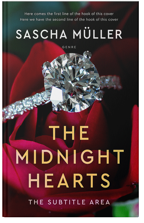 Front view of Premade Romance Book Cover - Coffee Bean