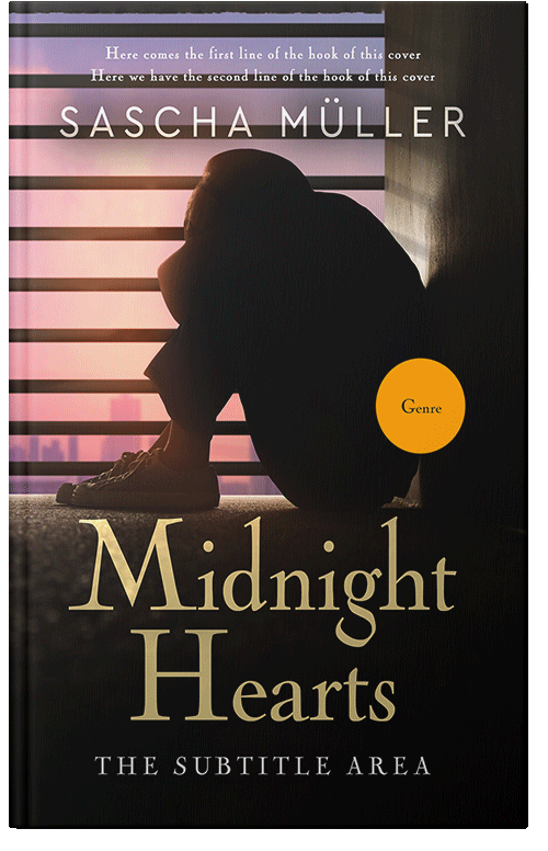 Front view of Premade Teen & Young Adult Book Cover - Night Rider