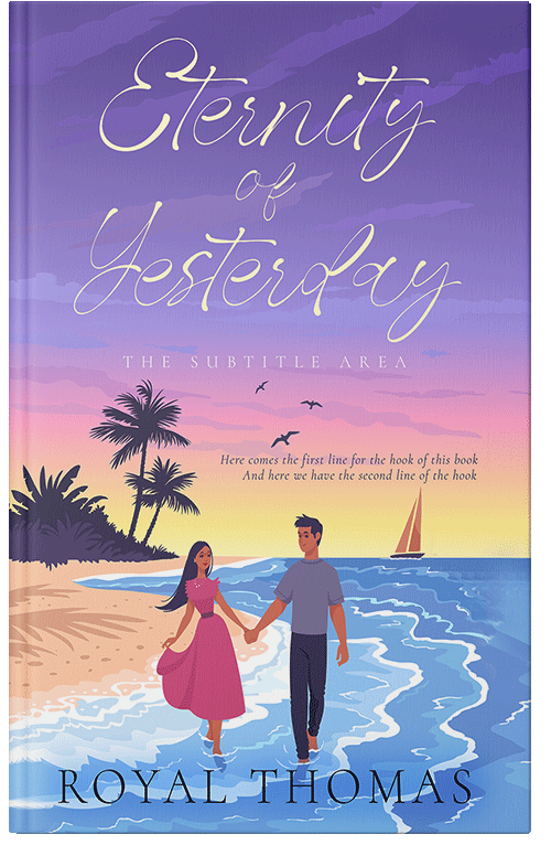 Front view of Premade Romance Book Cover - Chetwode Blue