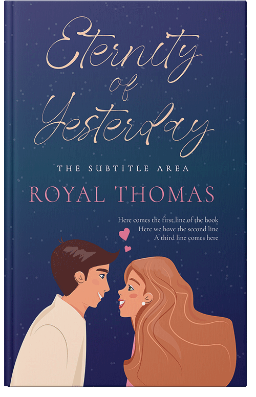 Front view of Premade Romance Book Cover - Biscay