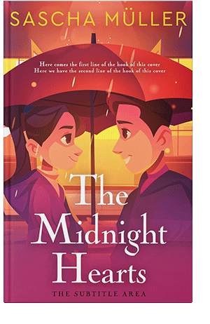 Pre Made Book Cover Fuzzy Wuzzy Brown