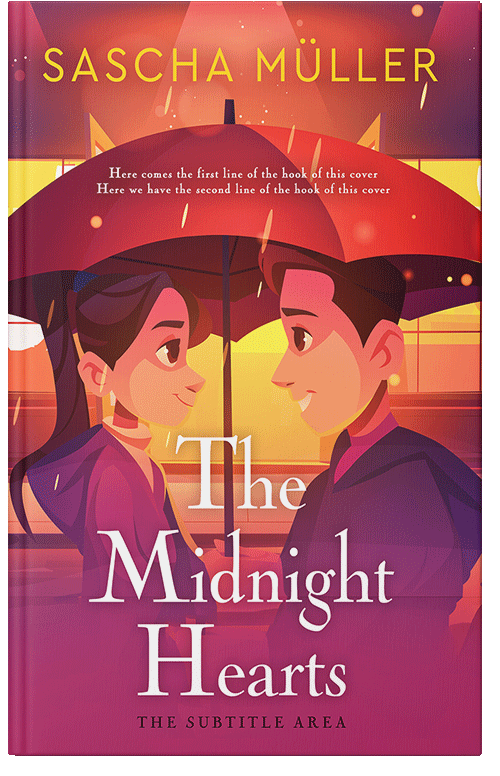 Front view of Premade Romance Book Cover - Fuzzy Wuzzy Brown