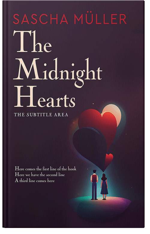 Front view of Premade Romance Book Cover - Gondola