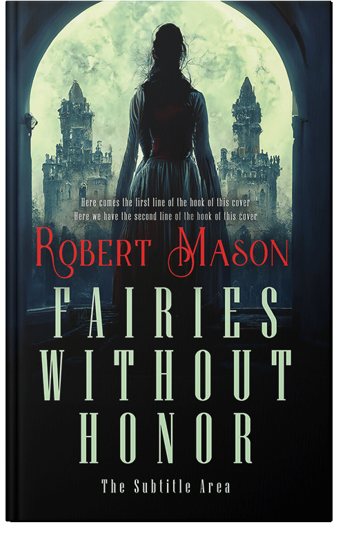 Front view of Premade Fantasy Book Cover - Bunker