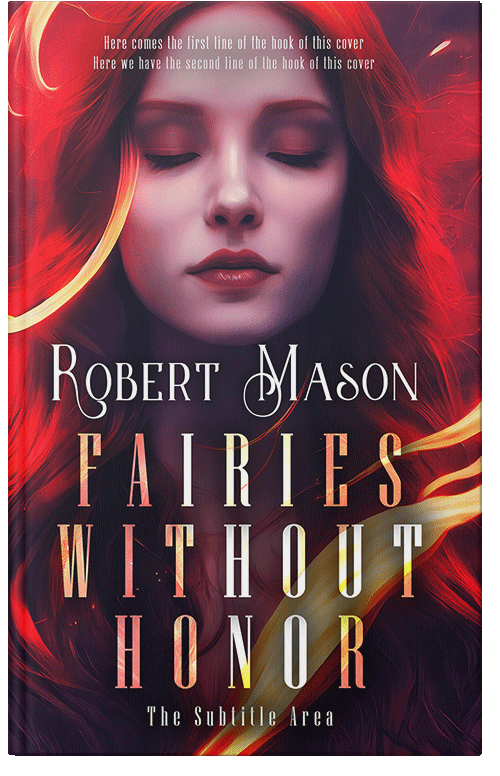 Front view of Premade Fantasy Book Cover - Japonica