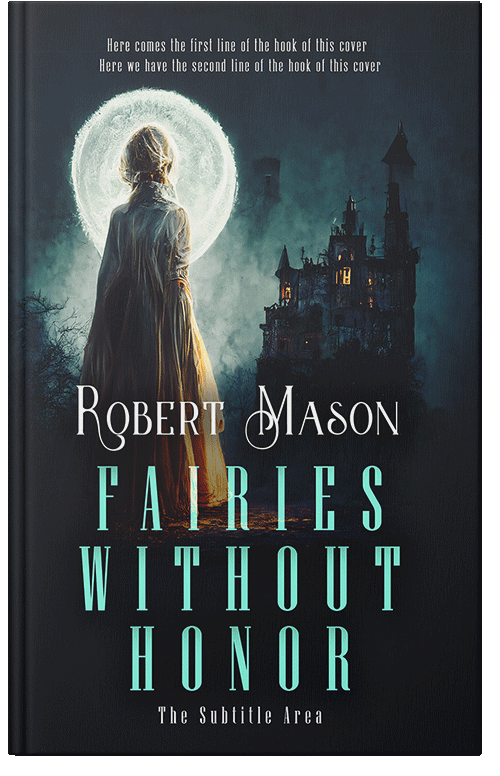 Front view of Premade Fantasy Book Cover - Mirage