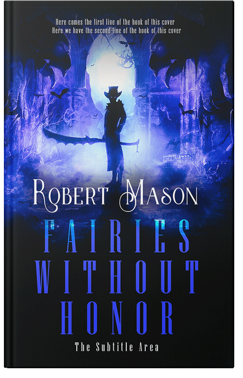 Front view of Premade Fantasy Book Cover - Perano