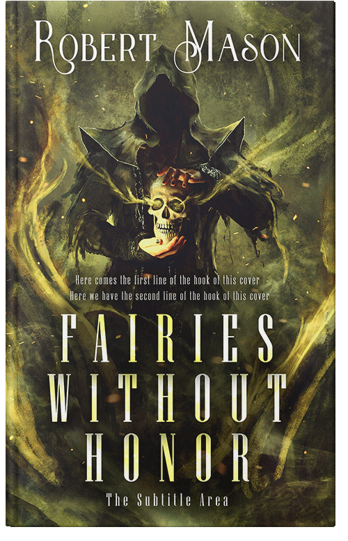 Front view of Premade Fantasy Book Cover - Birch