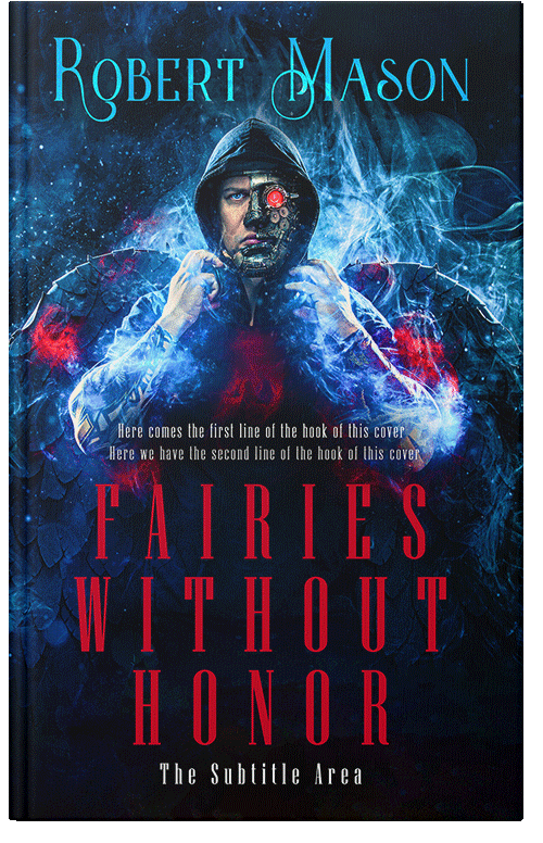 Front view of Premade Fantasy Book Cover - Turkish Rose