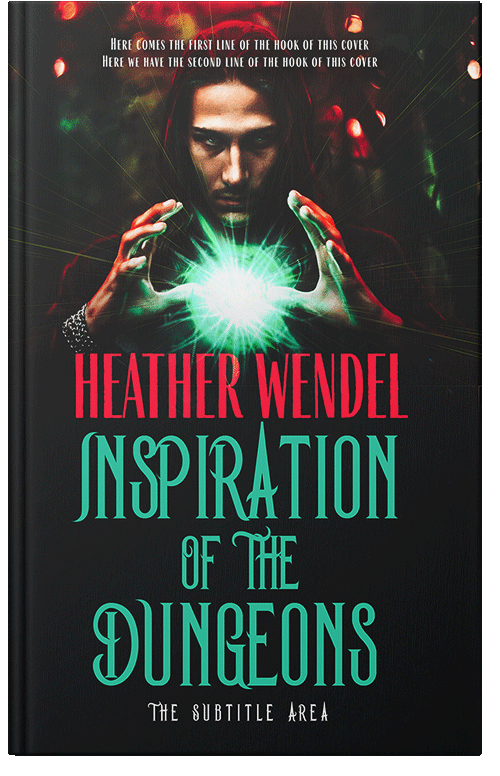 Front view of Premade Fantasy Book Cover - Cod Gray