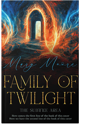 Pre Made Book Cover Raw Sienna