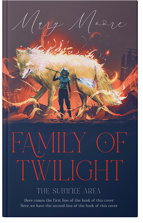 Front view of Premade Fantasy Book Cover - Martinique