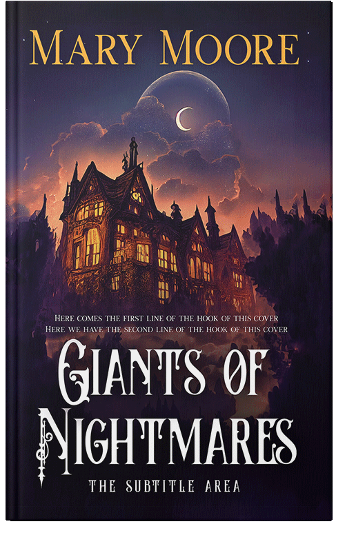 Front view of Premade Fantasy Book Cover - Revolver