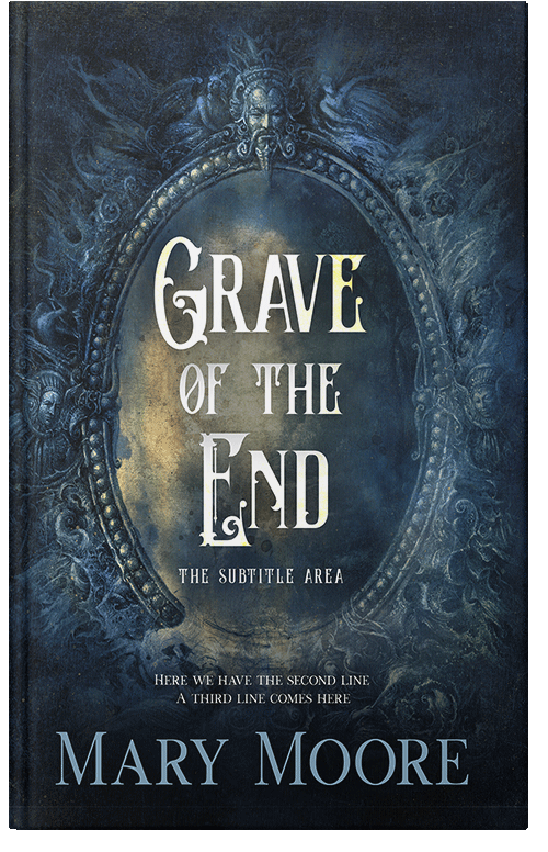 Front view of Premade Fantasy Book Cover - Ebony Clay