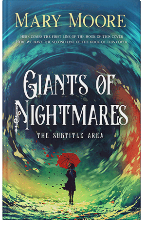 Premade Book Cover Blue Dianne