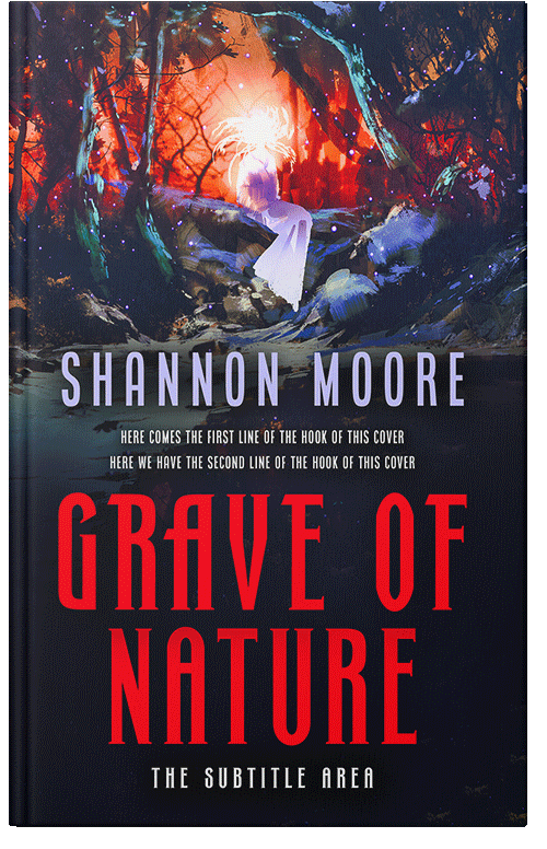 Front view of Premade Fantasy Book Cover - Mandy