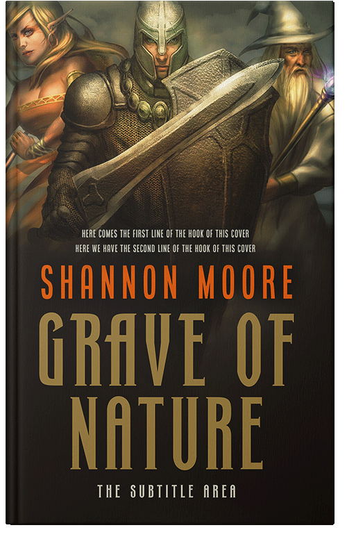 Front view of Premade Fantasy Book Cover - Muddy Waters