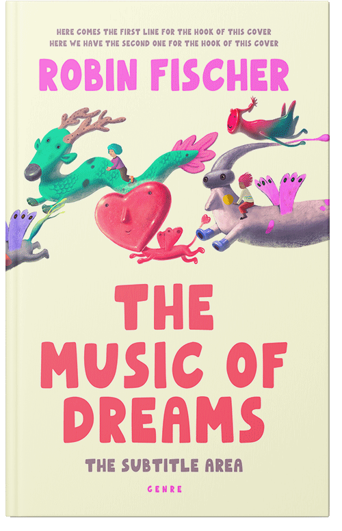 Front view of Premade Surreal Book Cover - Rum Swizzle