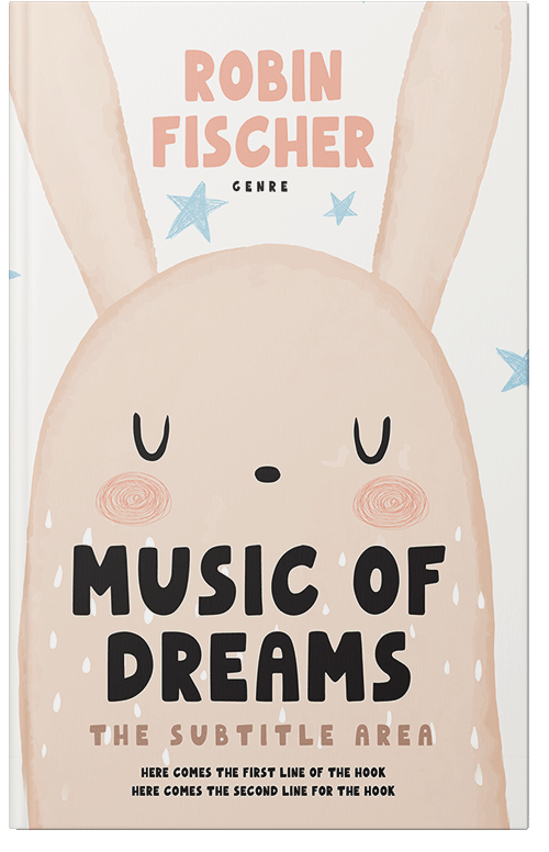 Front view of Premade Children's Book Cover - Janna