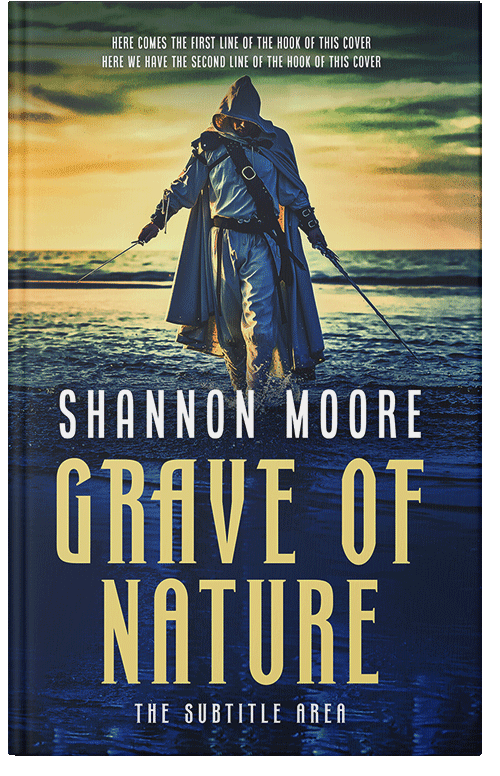 Front view of Premade Fantasy Book Cover - Cloud Burst