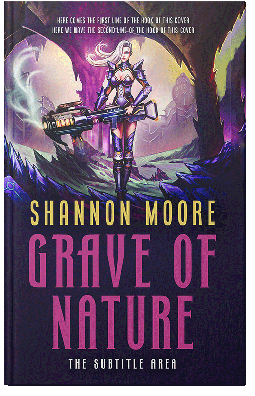 Front view of Premade Science Fiction Book Cover - Viola