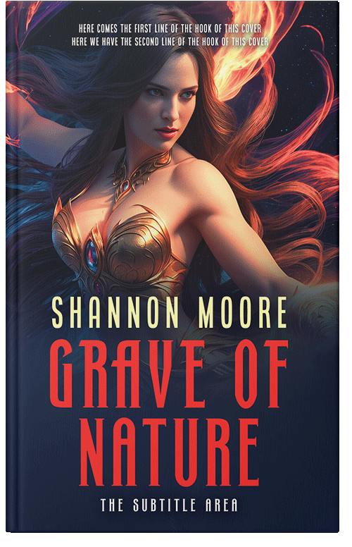 Front view of Premade Erotica Book Cover - Terracotta