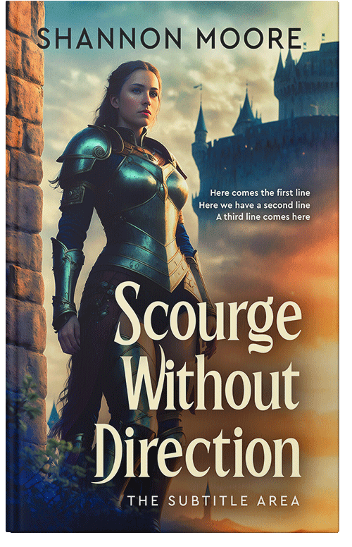 Front view of Premade Historical Book Cover - Ebony Clay