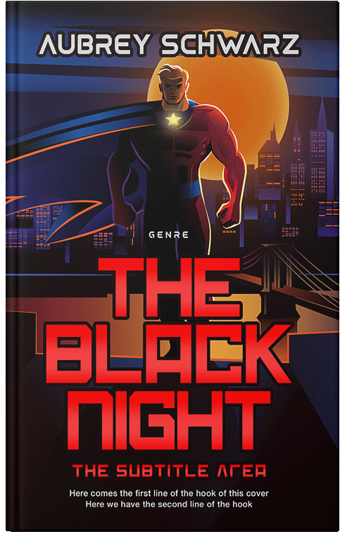 Front view of Premade Action & Adventure Book Cover - Gondola