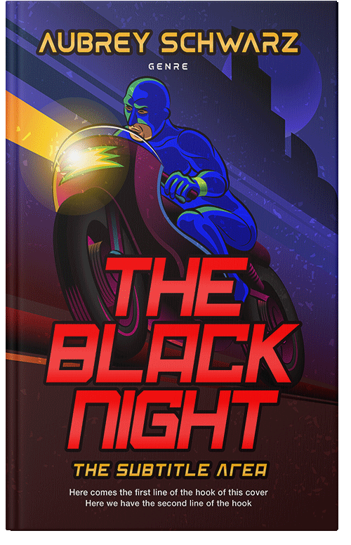 Front view of Premade Fantasy Book Cover - Flamingo