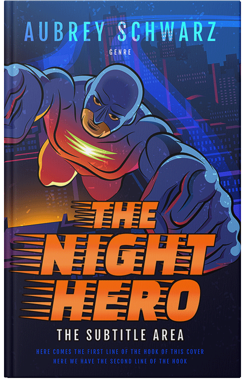 Front view of Premade Science Fiction Book Cover - Zest