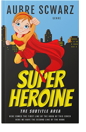 Pre Made Book Cover Carrot Orange